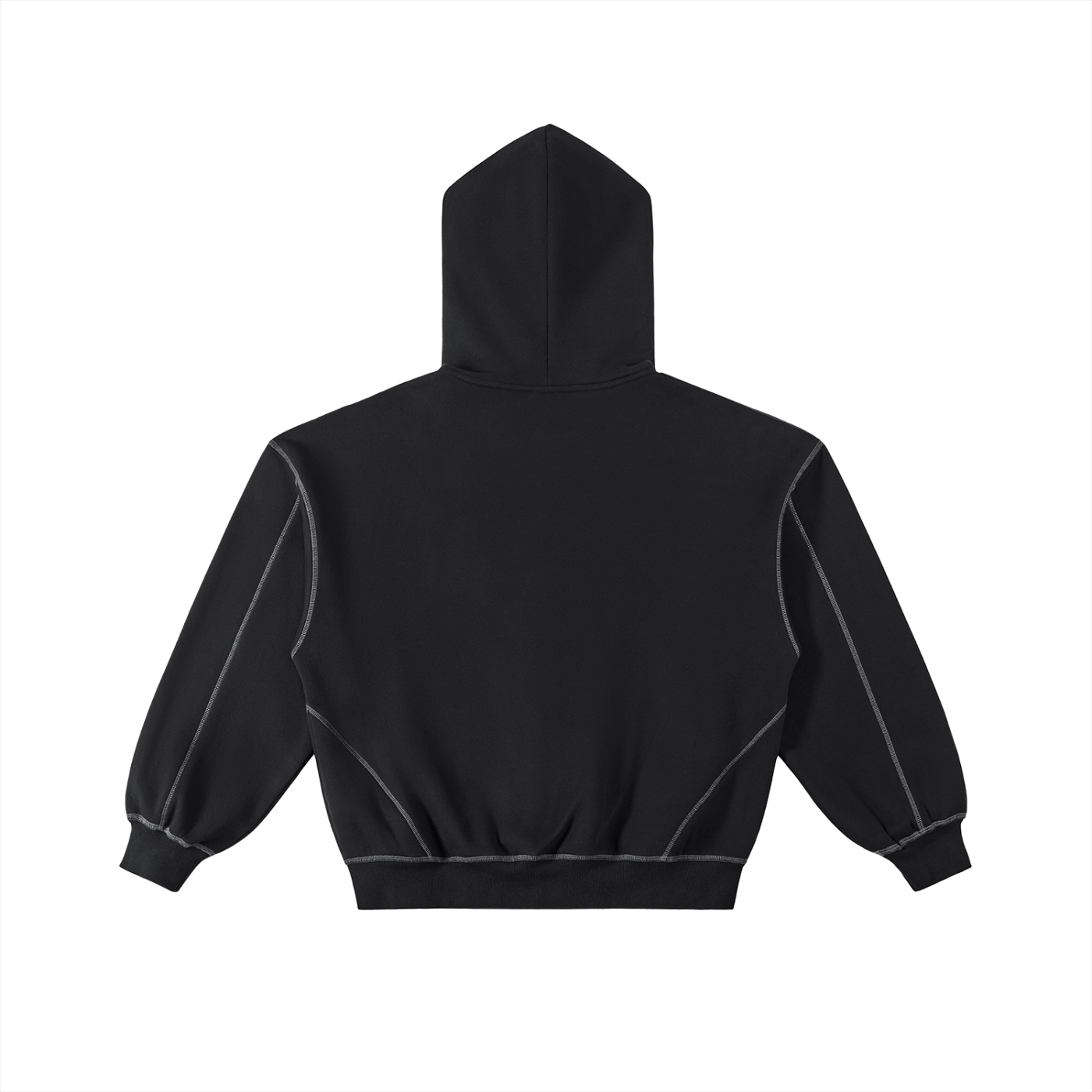 Boxy Fleece Zip Hoodie