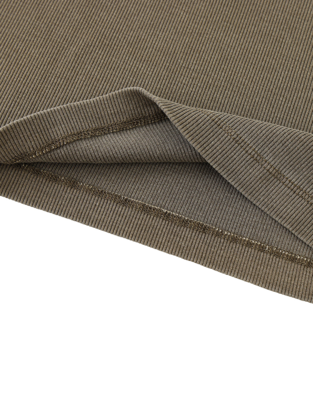 Dyed Washed Raglan Long Sleeve Slim T-Shirt